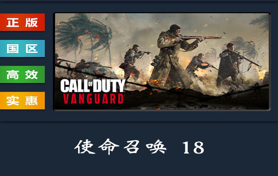 使命召唤18 PC中文正版 Steam国区 激活入库/Call of Duty: Vanguard