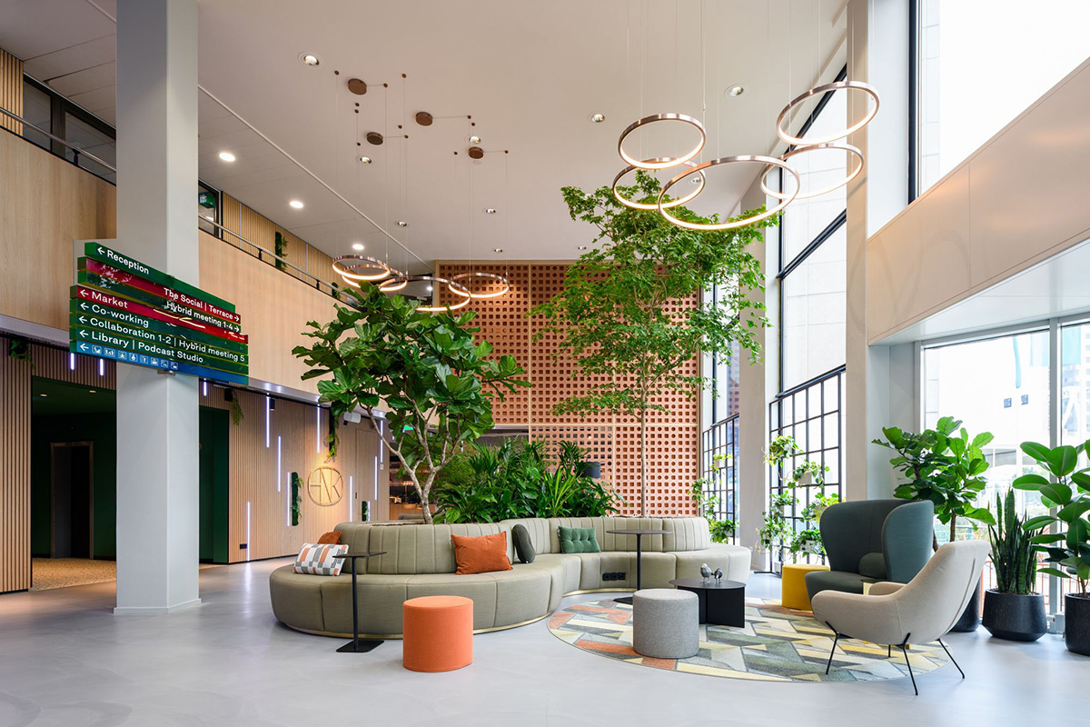 联合办公HNK阿姆斯特丹：融合酒店风的灵活办公场所